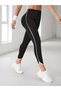 Women's High Waist Side Striped Detail Diver Leggings - 7