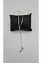 Stainless Steel Flower Tip Zircon Stone Y Model Necklace - 7