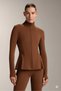 Women's Volanli Acti̇ve Sports Jacket with Zipper and Finger Holes - 4