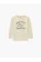 Boy's Long Sweatshirt 6Wkb10378Tk Beige