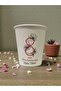 8Th March Women's Day Patterned Disposable 7 oz 100 Pieces Paper Cups from Manufacturer