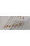 Modern Polymer 2 Pcs. 96 mm Gold Luxury Furniture Cabinet Drawer Handles Marble-Bead Handle - 3