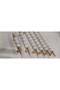 Modern Polymer 2 Pcs. 96 mm Gold Luxury Furniture Cabinet Drawer Handles Marble-Bead Handle - 5