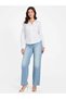 Long Sleeve Emily Shirred Poplin Women's White Shirt W6Rh85W1Lu1-G011 - 2