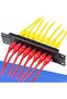 Cat6 8 Port Feed-Through Network Panel – 1U Cabinet and Wall Mountable - 4