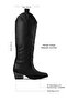 Pablis Women's Pointed Toe Cowboy Heeled Boots B4197 - 5
