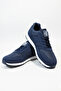 Women's Navy Blue Daily Lace-Up Casual Comfortable Sole Sneaker Comfortable Soft Walking Sports Shoes - 6