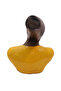 Painted Clay Woman – Handcrafted Sculpture - 3