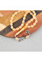 Glow-In-The-Dark Cat's Eye Powder Amber Alpaca Tassel Cut 7X11Mm Prayer Beads Orange - 4