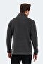 Daily Comfortable Fit Fleece Dark Gray Hooded Sweatshirt - 2