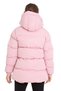 Girl's Hooded Winter Fur Inside Full Filling Inflatable Coat - 8