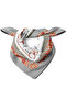 Iconic Chain and Belt Motif Pattern Scarf Bandana 50X50 cm