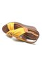 Victorr Genuine Leather Comfort Orthopedic Women's Sandals Yellow - 5