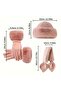 Women's Touchscreen Gloves Scarf Hat Pink Set - 6