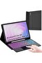 Touchpad Folio Tablet Cover with S-Pen Holder - Wireless Keyboard Case for Galaxy Tab S11 11", Black