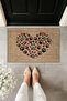 Modern Digital Printing Doormat - Heart Multi-Paw - Front Door Mat 70X45Cm - 2