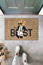 Modern Digital Print Doormat - Teddy Bear the Best - Front Door Mat 70X45Cm
