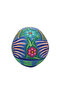 Mexican Folk Art Skull Clay Pottery Object - Matte Blue - 3