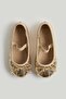 Gold Ballerina Shoes - 2