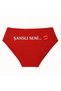 Women's Red Panties – Fun Text Detail, Special Lingerie for Lovers