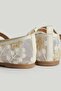 White Mesh Ballerina Shoes - 3