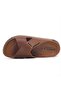 Birrbazaar Men's Orthopedic Sole Adjustable Velcro Stitched Stylish Indoor/Outdoor Leather (Synthetic) Slipper - 3