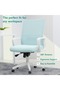TJ HY-690W Medium Back Mesh Chair White - 2
