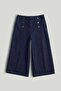 Wide-Leg Denim Jeans
