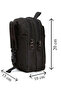 Black Men's Tactical Waist Belt Bag with Phone Compartment Travel Daily Work and Trip - 4