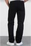 Men's Black Straight Classic Comfortable Cut Regular Fit Stretch Fabric Button Jeans - 2