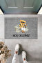 Modern Digital Printing Doormat - Teddy Bear Money Welcome Doormat - Front Door Mat 70X45Cm