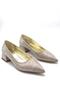Biella Women's Short Heeled Shoes Gold - 2