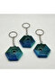 Interlocking Moving Hexagon Stress Keychain - Color Changing Special Design Fidget