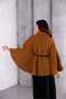 Women's Plush Poncho – Soft Textured, Winter, Warm - 5
