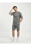 Stretch Fabric Jersey Capri Pocketed Unisex Pajama Set