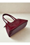 Glossy Burgundy Women's Shoulder and Arm Bag EN32 LENGTH16 - 5