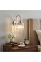 Chrome Crystal Stone Sconce Modern Wall Lamp E27 Lampholder Bedroom Bathroom over Mirror,Yakops-15710-A - 5