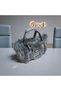 Women's Smoked Long Fur Plush Tote Shoulder & Hand Bag – Zippered, Lined, Long Strap (33X20X12 cm) - 5
