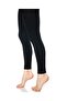 Thermal Inner Towel Fleece Black Leggings (High Waist) - 3