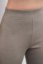 Women's Beige High Waist Flared Trousers - 4