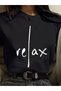 Relax Lettering T-Shirt, Minimal Design, It Symbolizes a Peaceful and Modern Style. Unisex T-Shirt