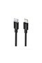 - حزمة كابلين، طول 1 متر - طول 2 متر - من النوع C إلى Lightning - أسود - 2