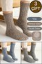 Women's Socks (3 Pairs) Wool Women's Socks Women's Winter Socks Thermal Effect - 5