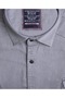 Plus Size Stretch Fabric Denim Shirt Long Sleeve (Wide Comfortable Fit) - 2