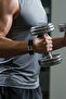 2-Piece Lava Onyx Dumbbell Live Lift Men's Bracelet Set - 2