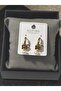 Stylish Design Pearl Cube Earrings - 3