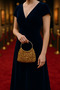 Evening Dress, Metallic Raffia Stylish Bag, for Night, Day, Wedding, Engagement, Invitations or Casual - 5