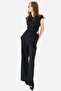 Sleeveless, Gold Accessory Blouse-Pants Set