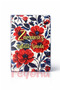 96 Pages Leather Grain Cover Flowers Model 17X24 Timeless Agenda 1 Piece - 7