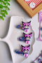 Kuromi Snap Buckle with Sequins Inside, 3 Pieces - 3